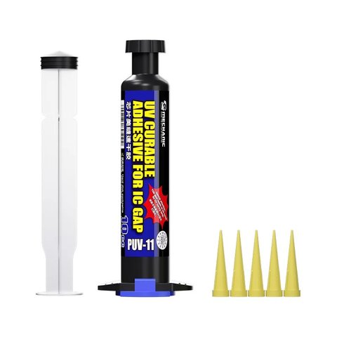 Adhesivo Mechanic PUV 11, para componentes SMD, 10 ml