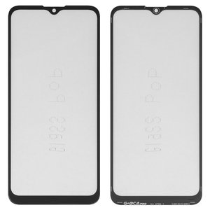 Vidrio de carcasa G+OCA PRO puede usarse con Motorola Moto E7 Power PAMH0001IN, Moto E7 XT2095, Moto E7i Power XT2097, con película OCA, negro