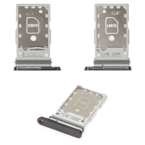 Sujetador de tarjeta SIM puede usarse con Samsung S731 Galaxy S25 FE, negro, jetblack