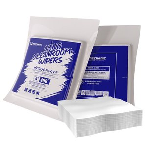Toalla de microfibra Mechanic HK7090, para eliminar polvo y huellas, 400 uds., 100*100 mm