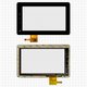 Сенсорний екран для China-Tablet PC 7"; GoClever Tab A73; Flytouch C08S; Bmorn V11; Benton BT-M740; Benss B7; Fly IQ310; Texet TM-7025, чорний, 116 мм, 12 pin, 190 мм, ємнісний, 7", #PINGBO PB70DR8065_01