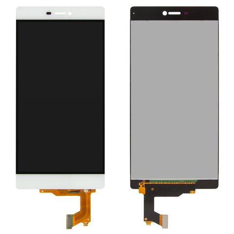 Дисплей для Huawei P8 GRA L09 , білий, без рамки, Original PRC 