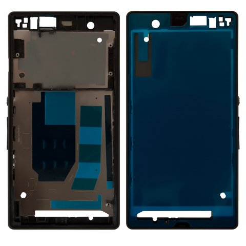 Рамка кріплення дисплея для Sony C6602 L36h Xperia Z, C6603 L36i Xperia Z, C6606 L36a Xperia Z, чорна