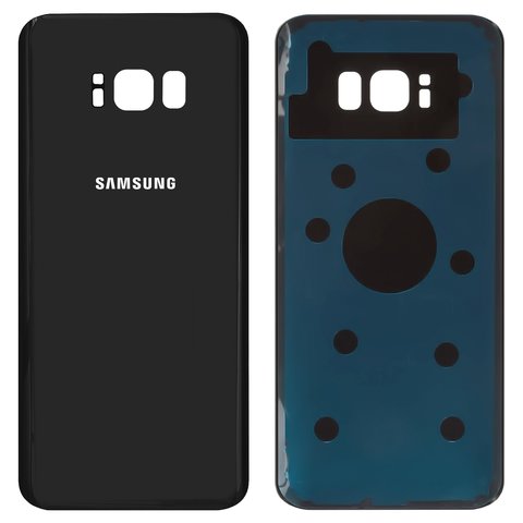 Задня панель корпуса для Samsung G955F Galaxy S8 Plus, чорна, Original PRC , midnight black