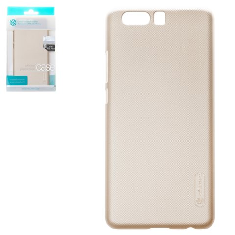 Чехол Nillkin Super Frosted Shield для Huawei P10 Plus, золотистый, матовый, пластик, #6902048139794