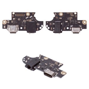 Шлейф для Motorola Moto G 5G Plus, коннектора зарядки, High Copy, плата зарядки