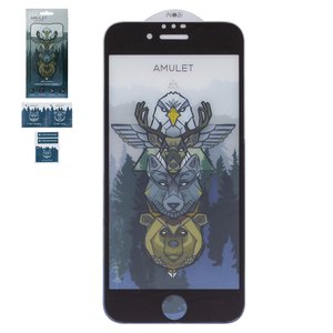 Защитное стекло iNobi Amulet для Apple iPhone 7, iPhone 8, iPhone SE 2020, Full Glue, Anti Static, черный