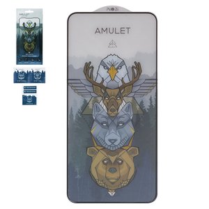 Защитное стекло iNobi Amulet для Samsung S906 Galaxy S22 Plus 5G, S916 Galaxy S23 Plus, Full Glue, Anti Static, черный, cлой клея нанесен по всей поверхности