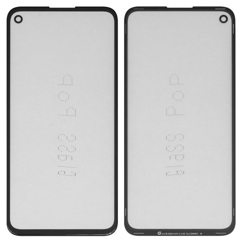 Скло корпуса G+OCA PRO для Google Pixel 4a, з ОСА плівкою, чорне