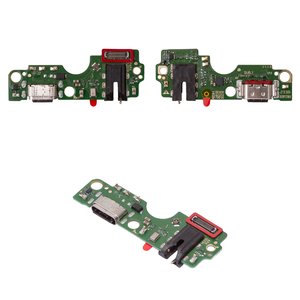 Шлейф для Tecno Spark 20 KJ5 , Spark Go 2024  BG6 ; Infinix Hot 40i X6528B , Smart 8 X6525 , конектора зарядки, з компонентами, плата зарядки