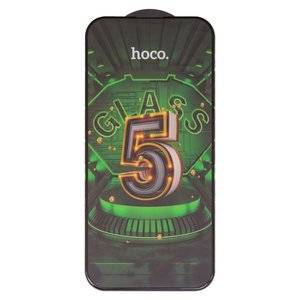 Захисне скло Hoco G12 для Apple iPhone 14 Pro Max, 5D Full Glue, без упаковки , чорний