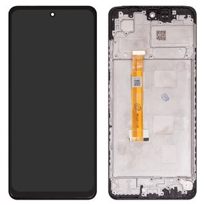 Дисплей для Oppo A3 CPH2669 , A3x CPH2641 , черный, с рамкой, High Copy