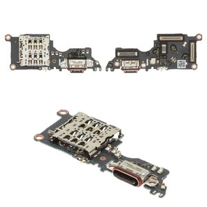 Шлейф для Oppo Reno13 F 4G CPH2701 , конектора зарядки, з компонентами, Original PRC , плата зарядки