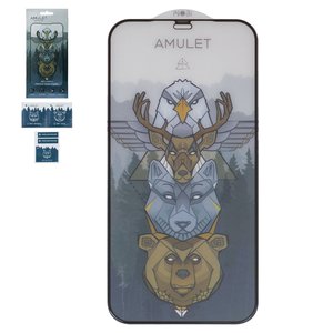Защитное стекло iNobi Amulet для Apple iPhone 12 Pro Max, Full Glue, Anti Static, черный