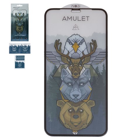 Захисне скло iNobi Amulet для Apple iPhone 11 Pro, iPhone X, iPhone XS, Full Glue, Anti Static, чорний