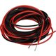 Провод в силиконовой изоляции 24AWG, 0,2 мм², 1 м, черный