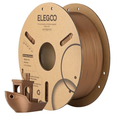 Філамент для 3D принтера ELEGOO PLA Bronze Filled, 1 кг
